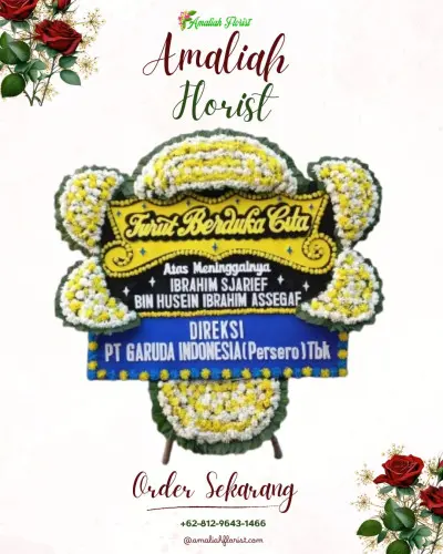 Papan Bunga Duka di Sangatta